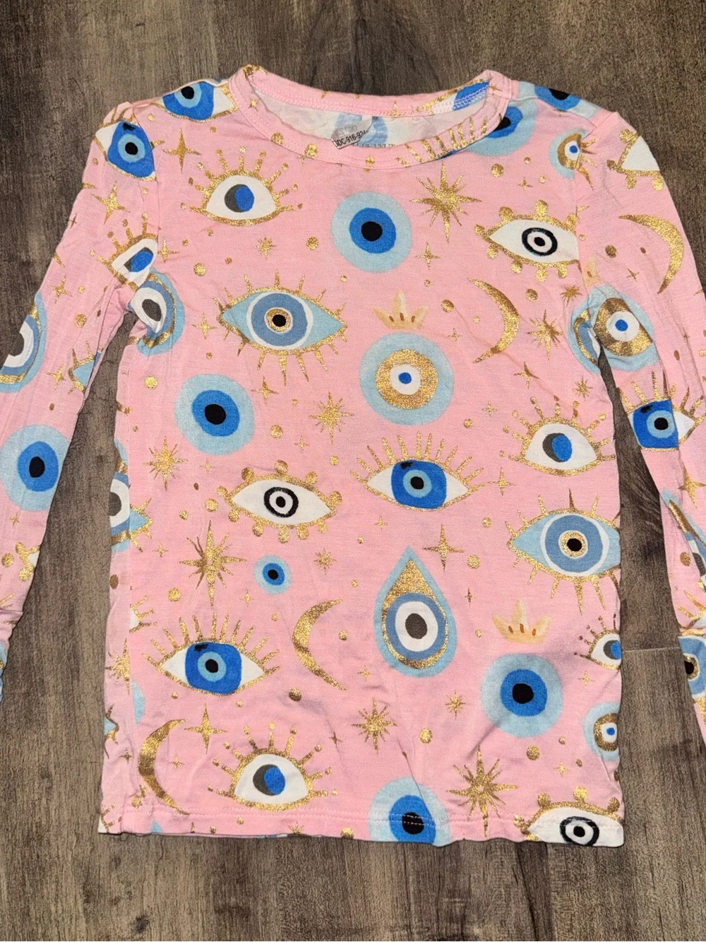 Posh Peanut Fiona Evil Eye Bamboo Pajama Set 3T/4T HTF OG print